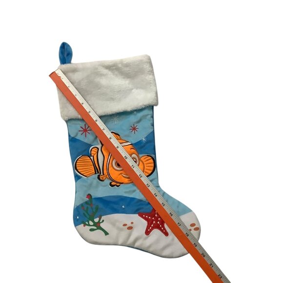 Disney Pixar Finding Nemo Christmas Stocking 19” Ocean Holiday - Picture 4 of 7